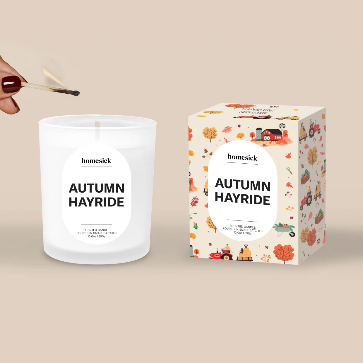 Autumn Hayride Candle - Image 2