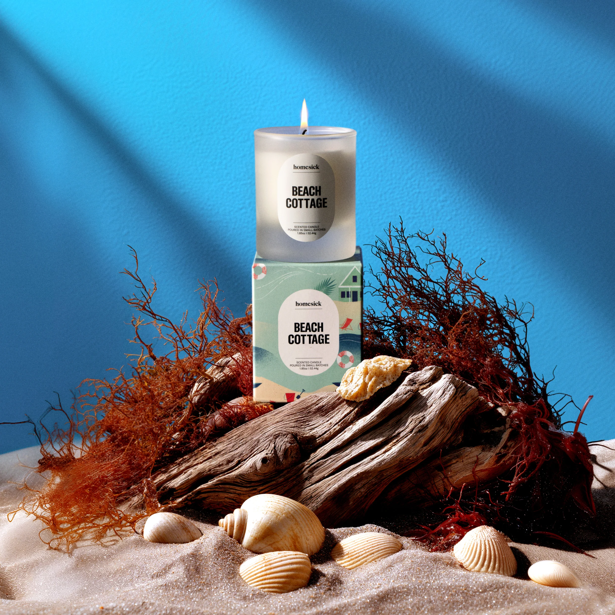 Beach Cottage Mini Candle - Image 2