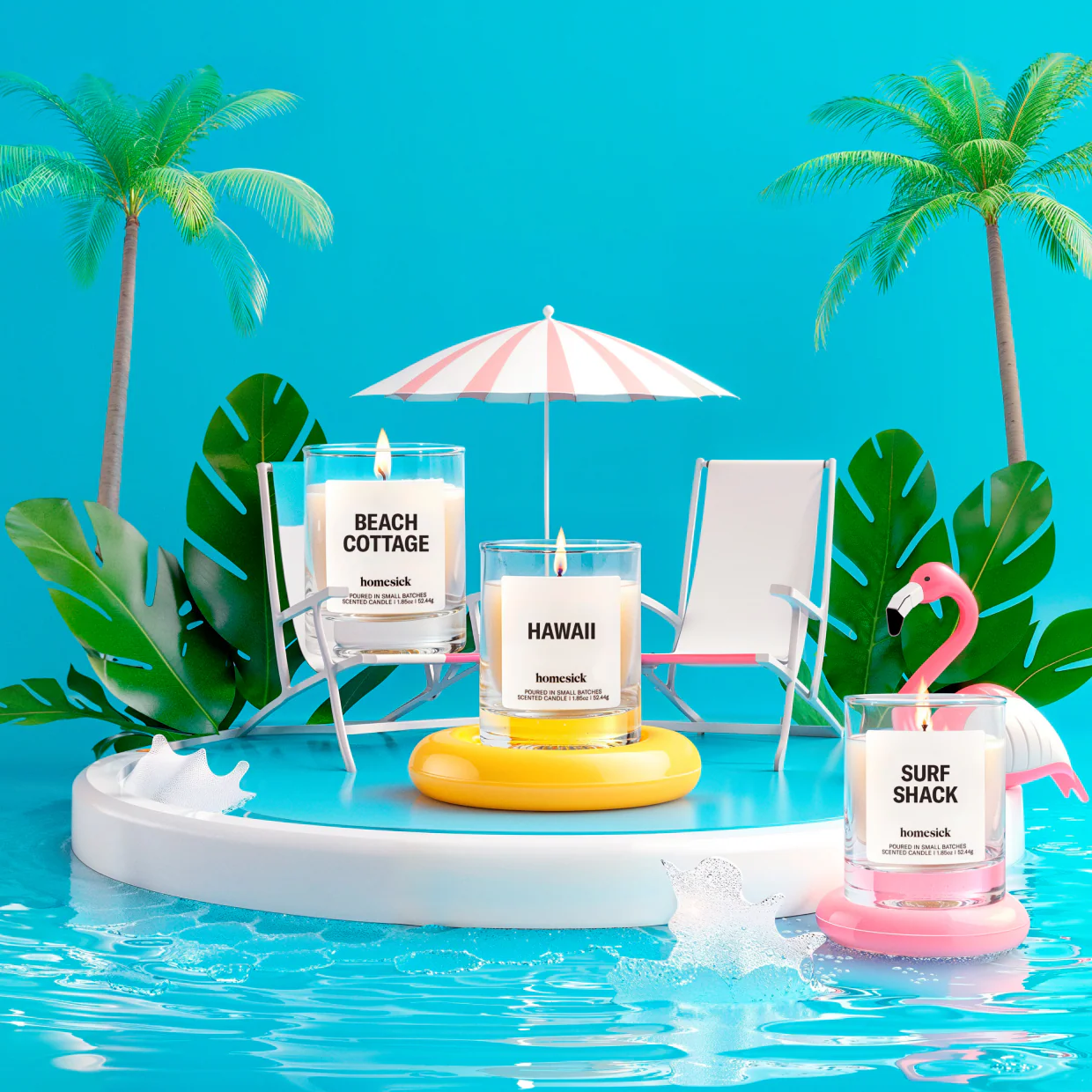Beach Vacay Mini Candle Trio - Image 2