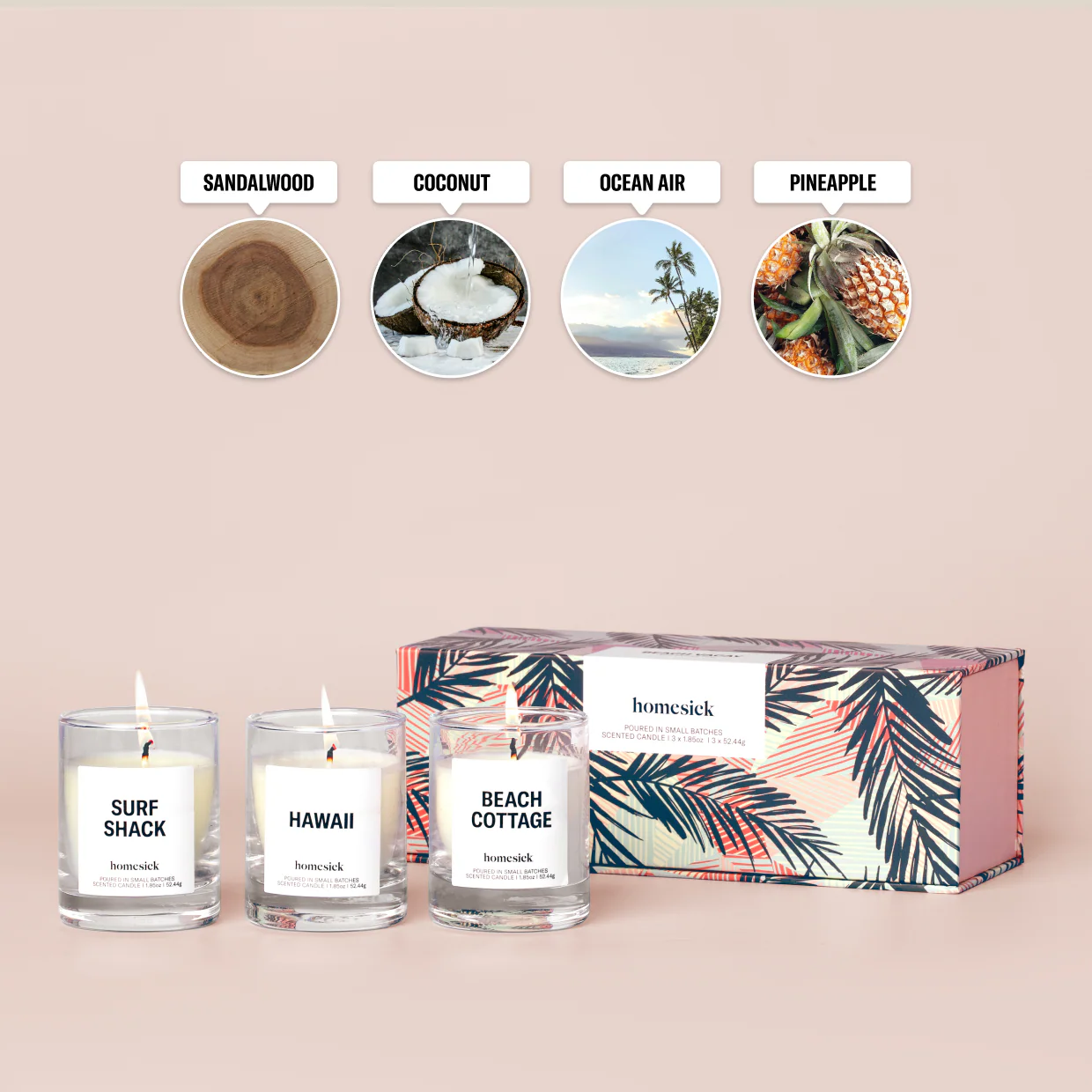 Beach Vacay Mini Candle Trio - Image 5