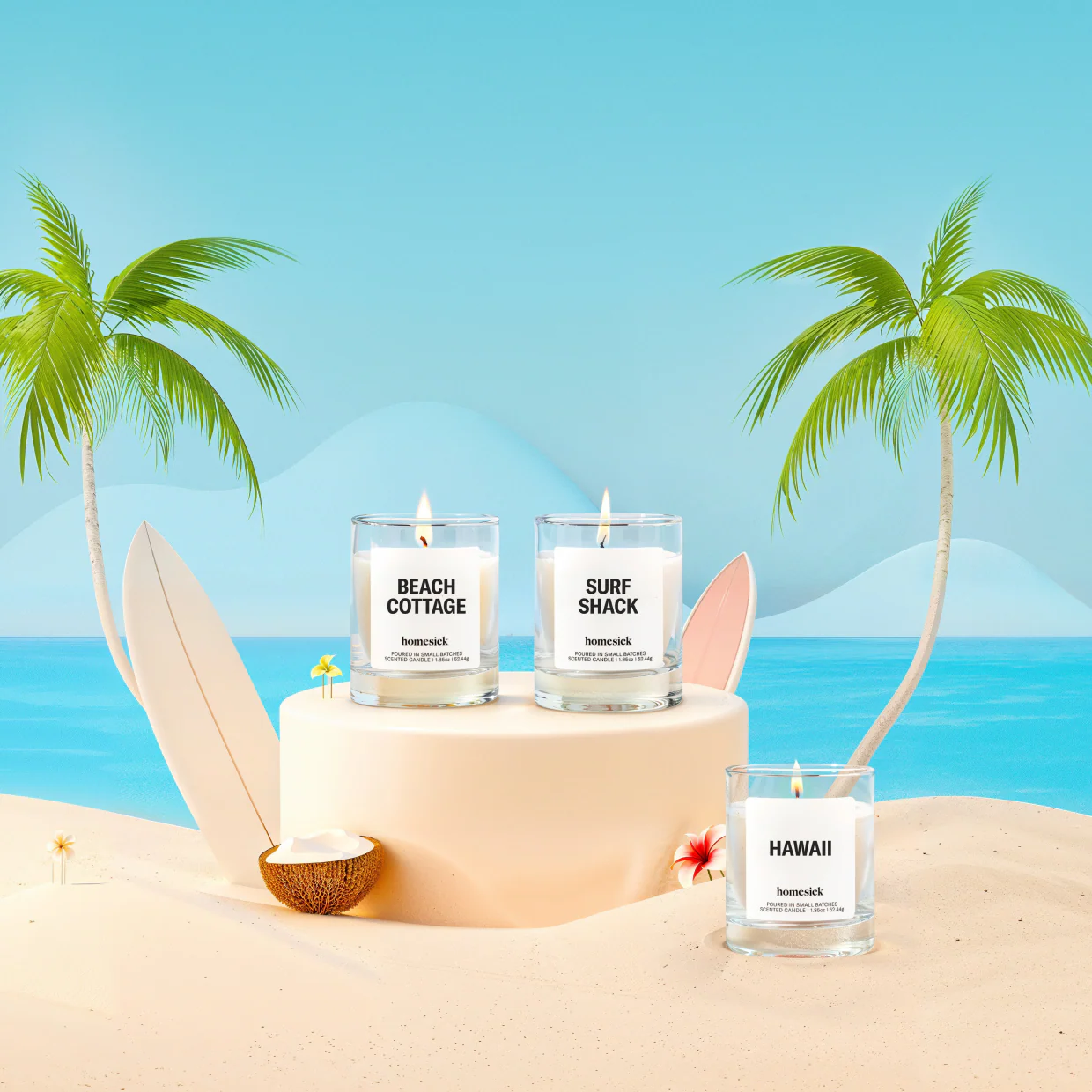 Beach Vacay Mini Candle Trio - Image 6