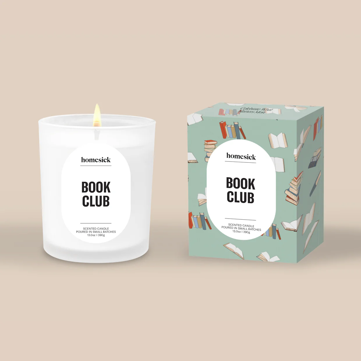 Book Club Candle