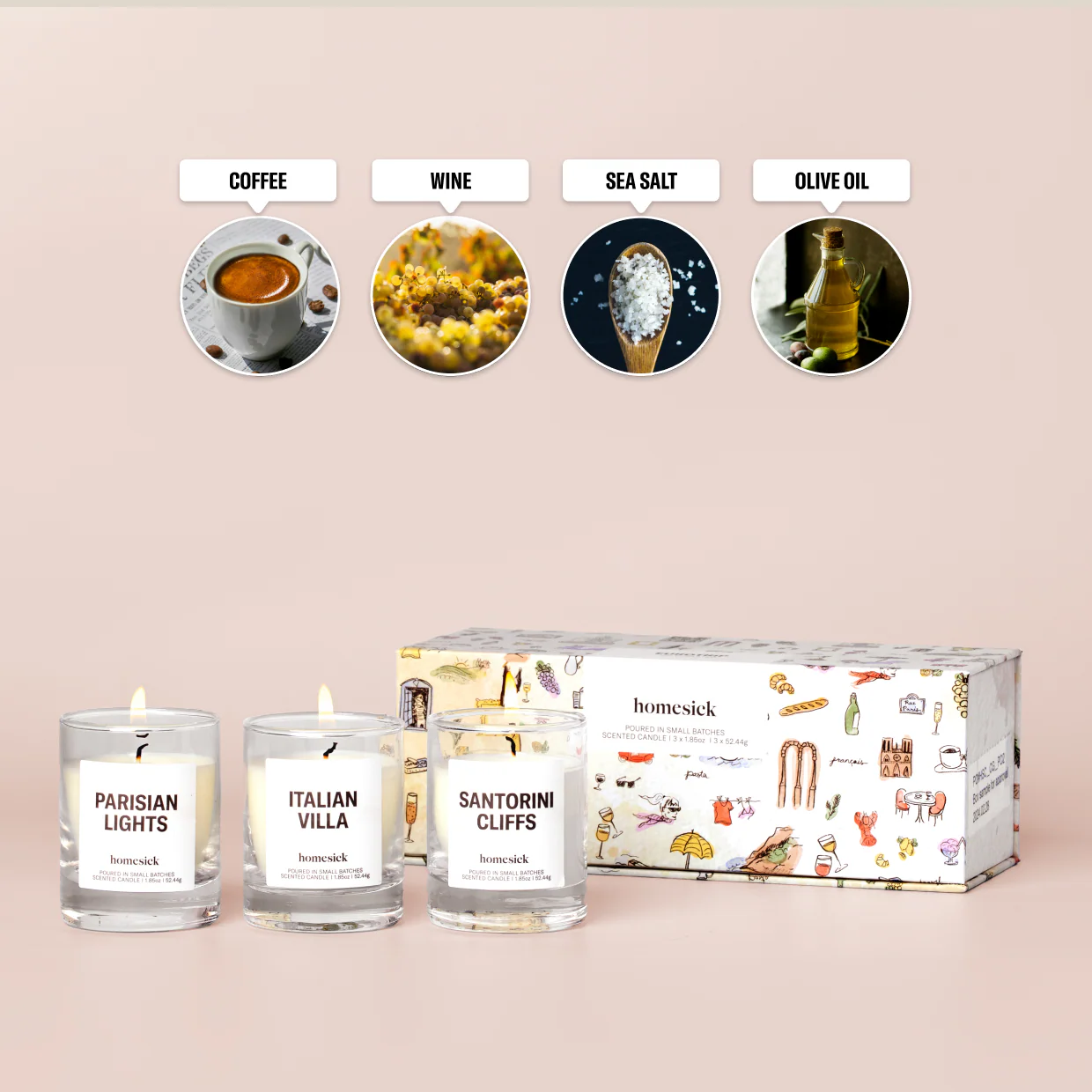 EuroTrip Mini Candle Trio - Image 5