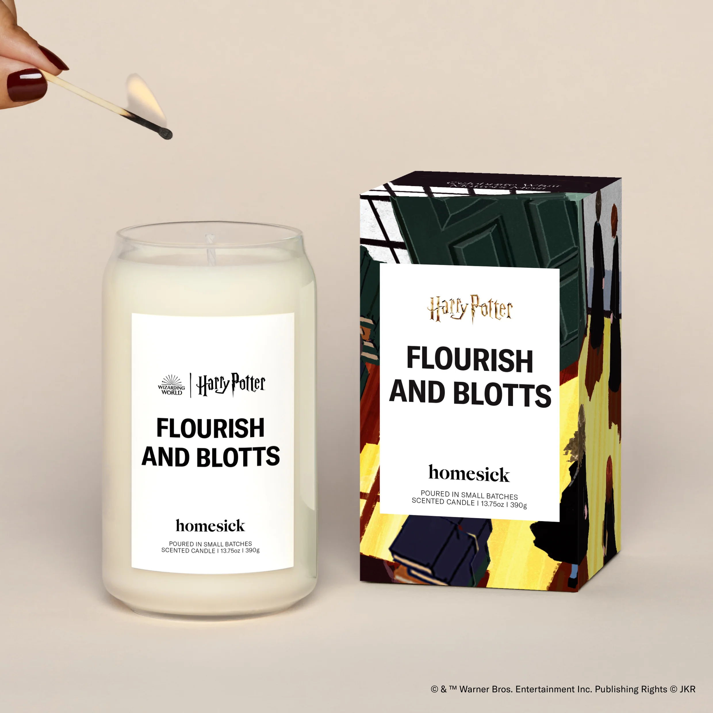 Harry Potter™ Flourish and Blotts Candle - Image 4