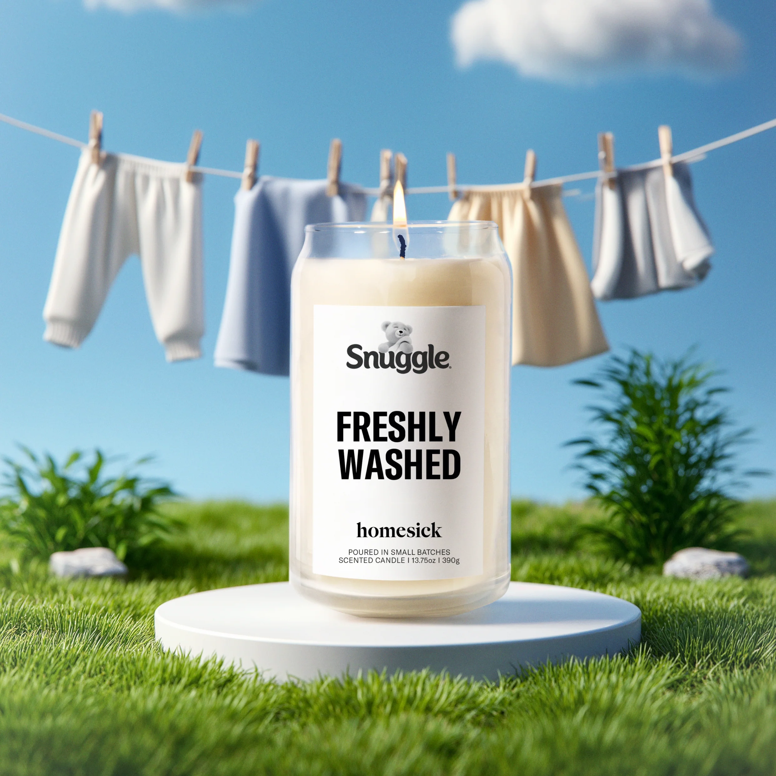 Freshly Washed Candle - Image 2