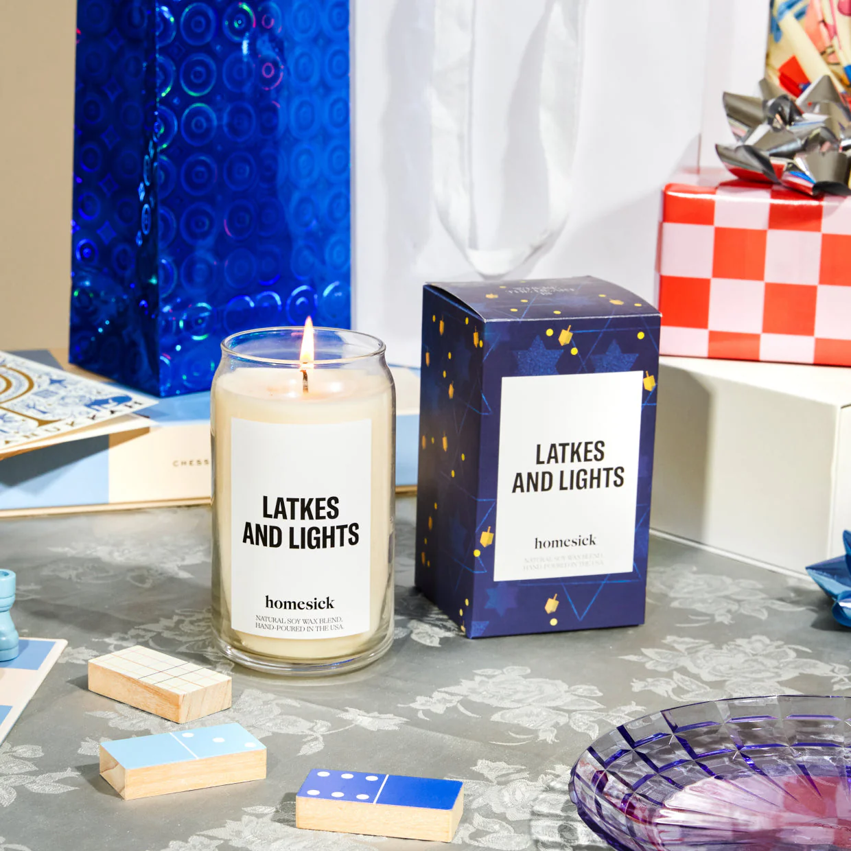 Latkes and Lights Candle - Image 2