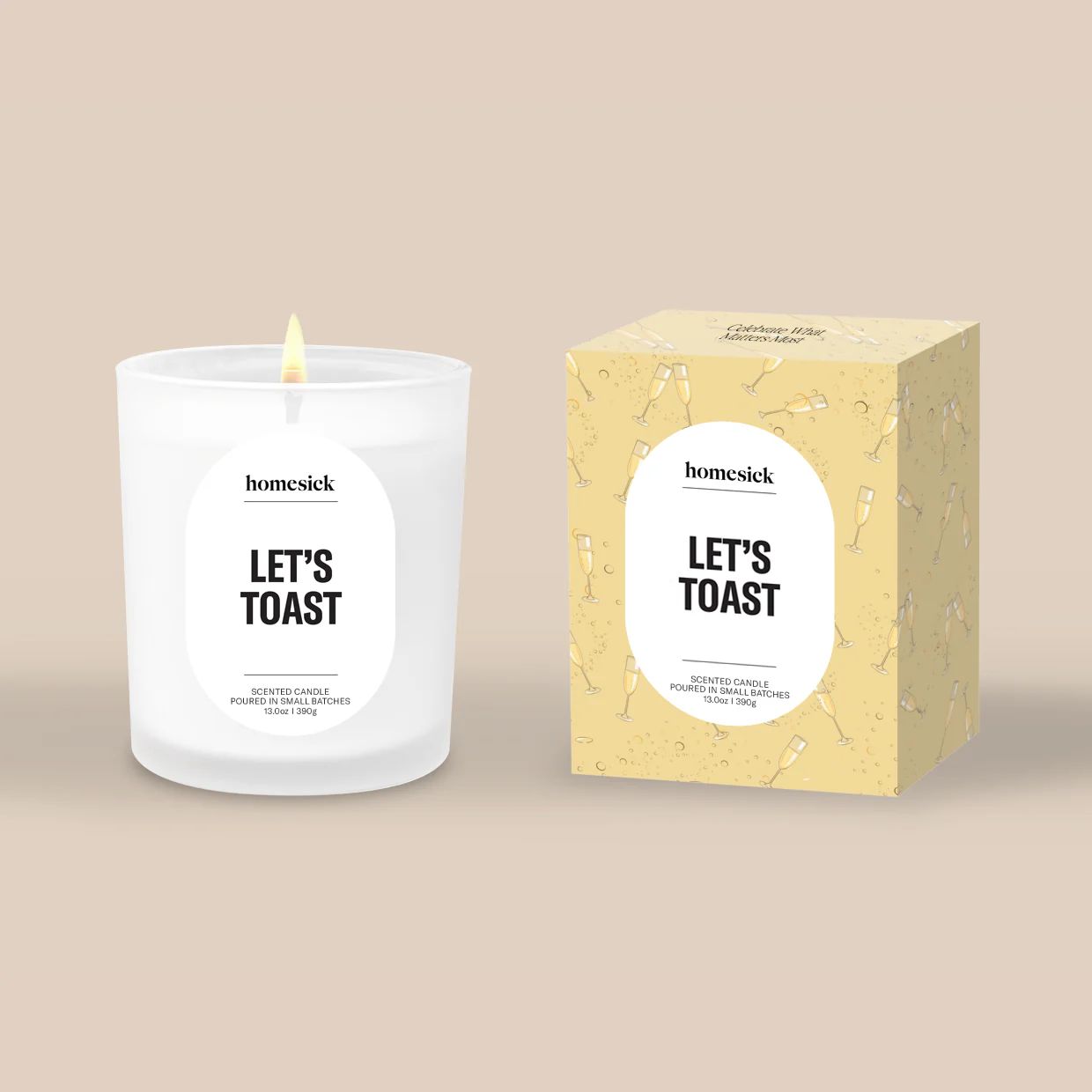 Let's Toast Candle