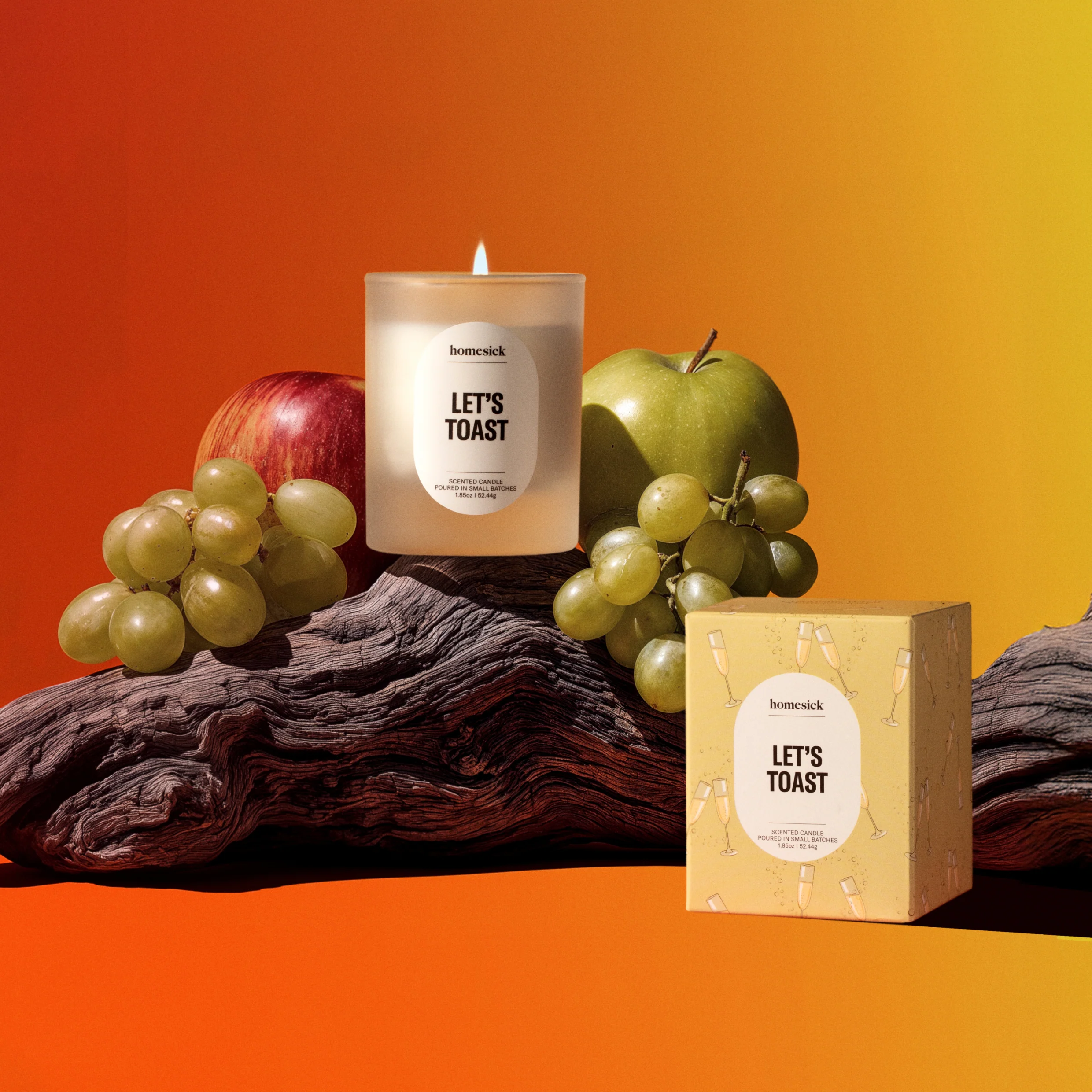 Let's Toast Mini Candle - Image 2