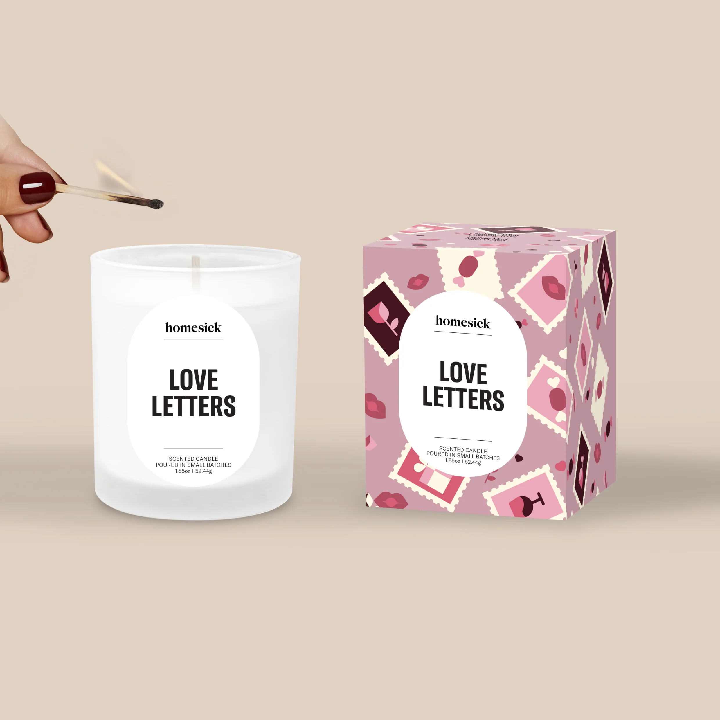 Love Letters Mini Candle - Image 3