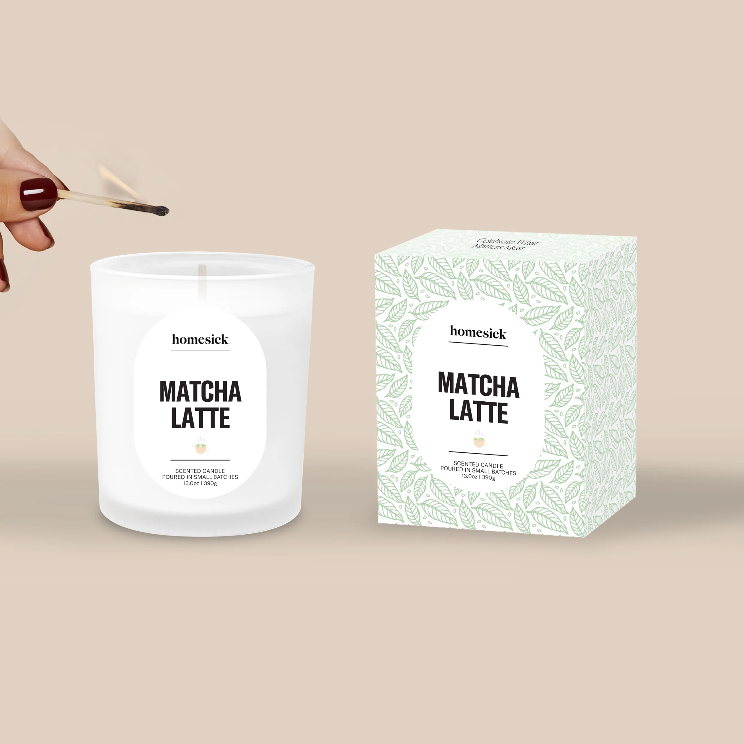 Matcha Latte Candle - Image 2