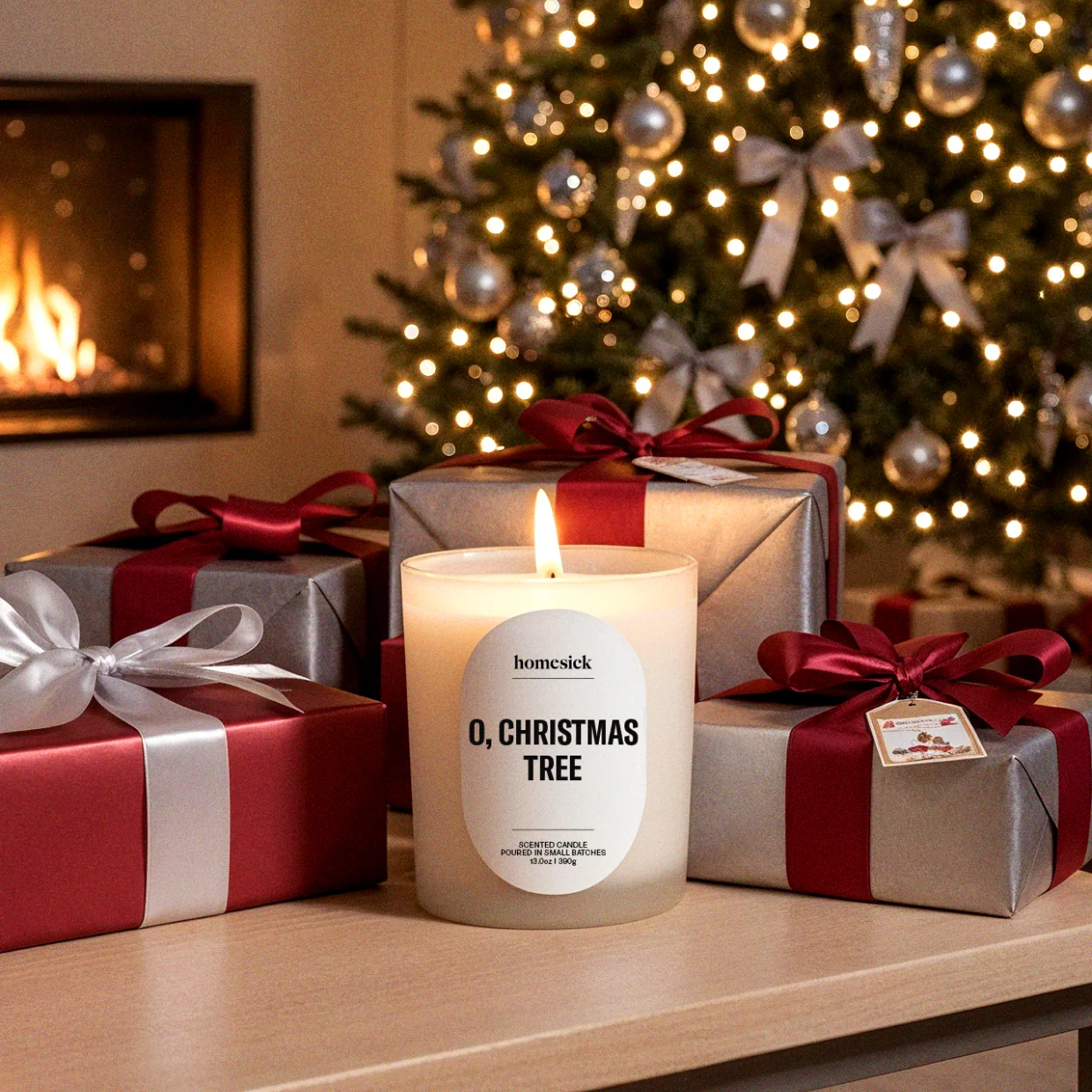 O, Christmas Tree Candle - Image 2