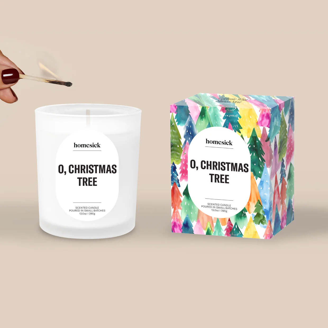 O, Christmas Tree Candle - Image 3