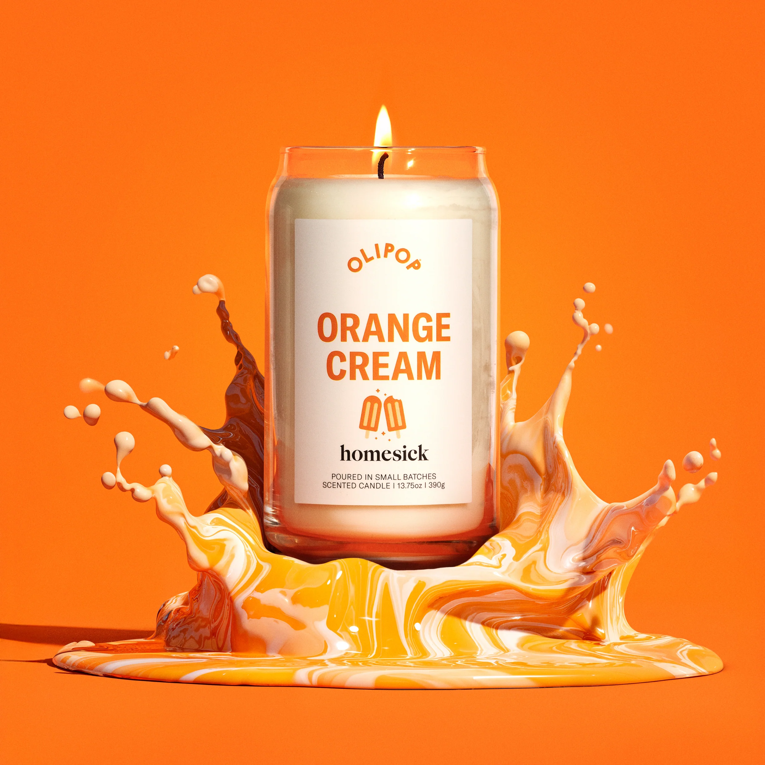 Olipop Orange Cream Candle - Image 3