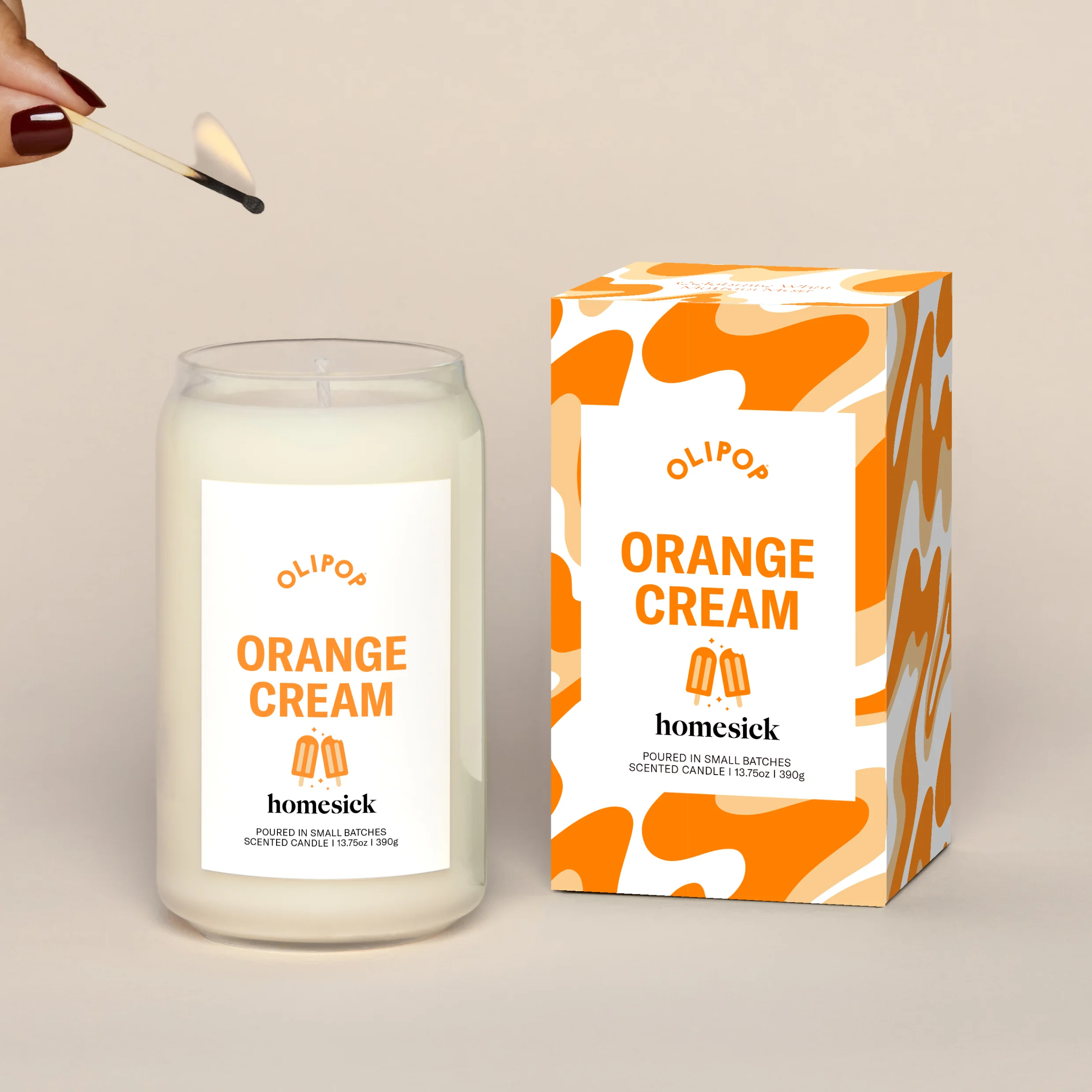 Olipop Orange Cream Candle - Image 6