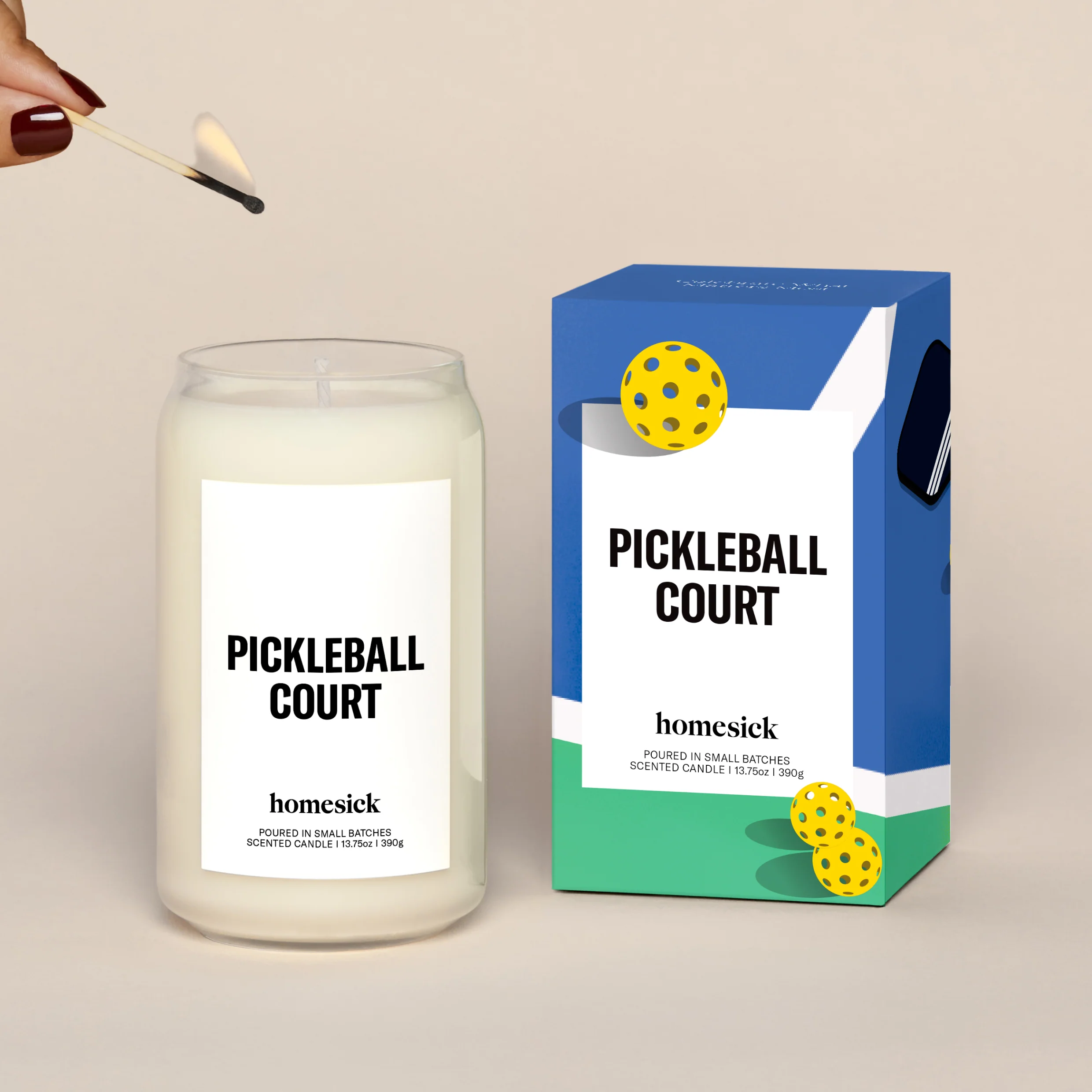 Pickleball Court Candle - Image 4