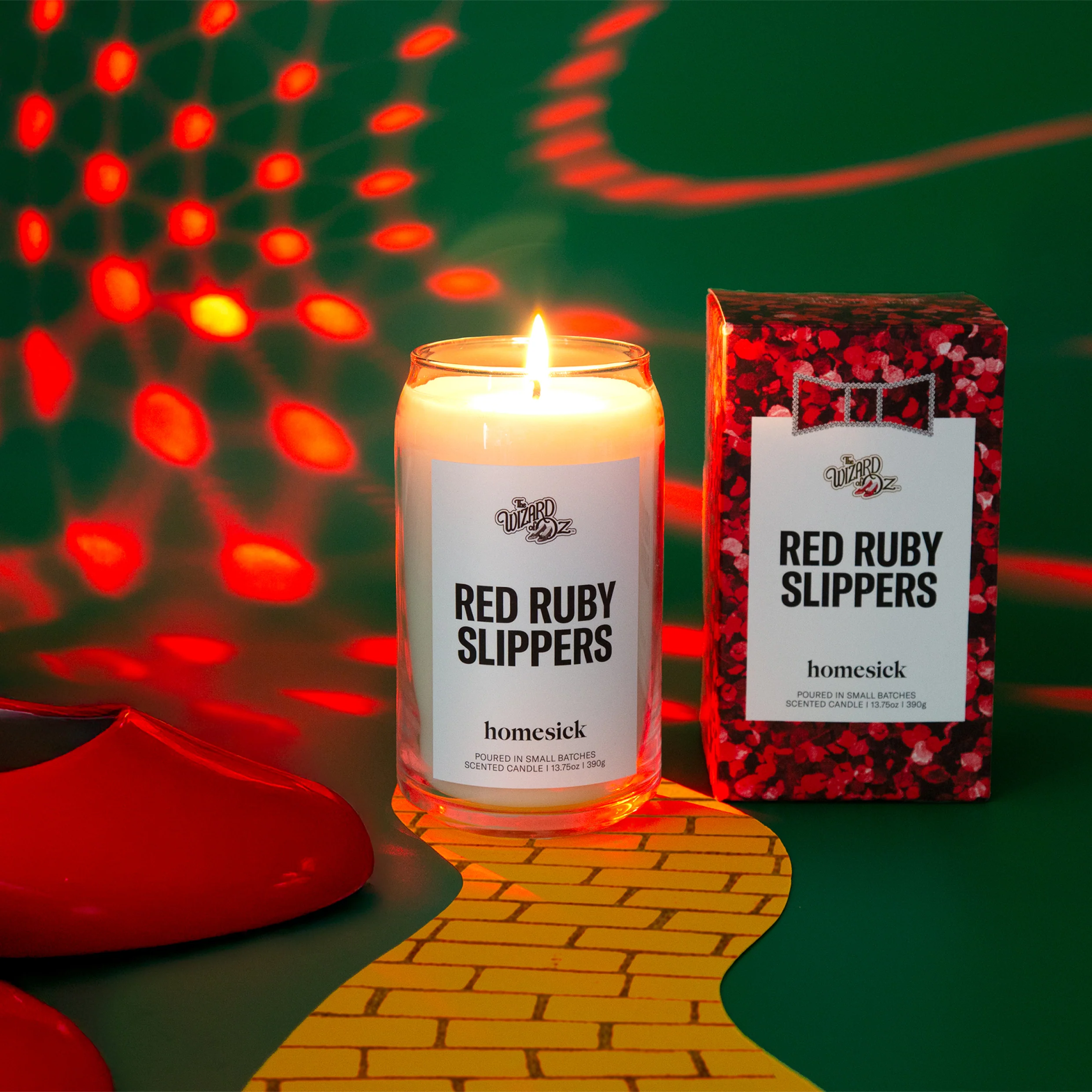 The Wizard Of Oz - Ruby Red Slippers Candle - Image 2