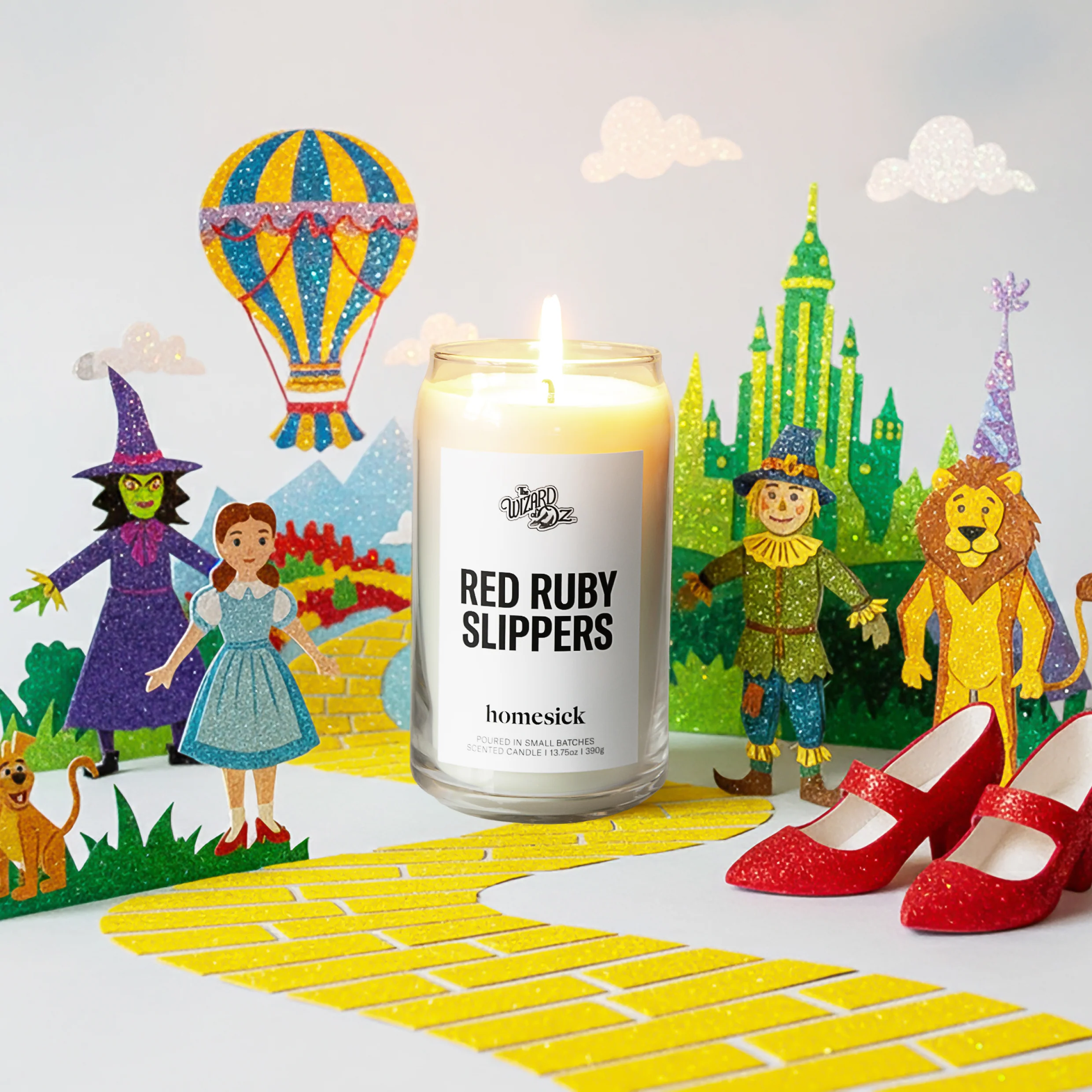 The Wizard Of Oz - Ruby Red Slippers Candle - Image 4
