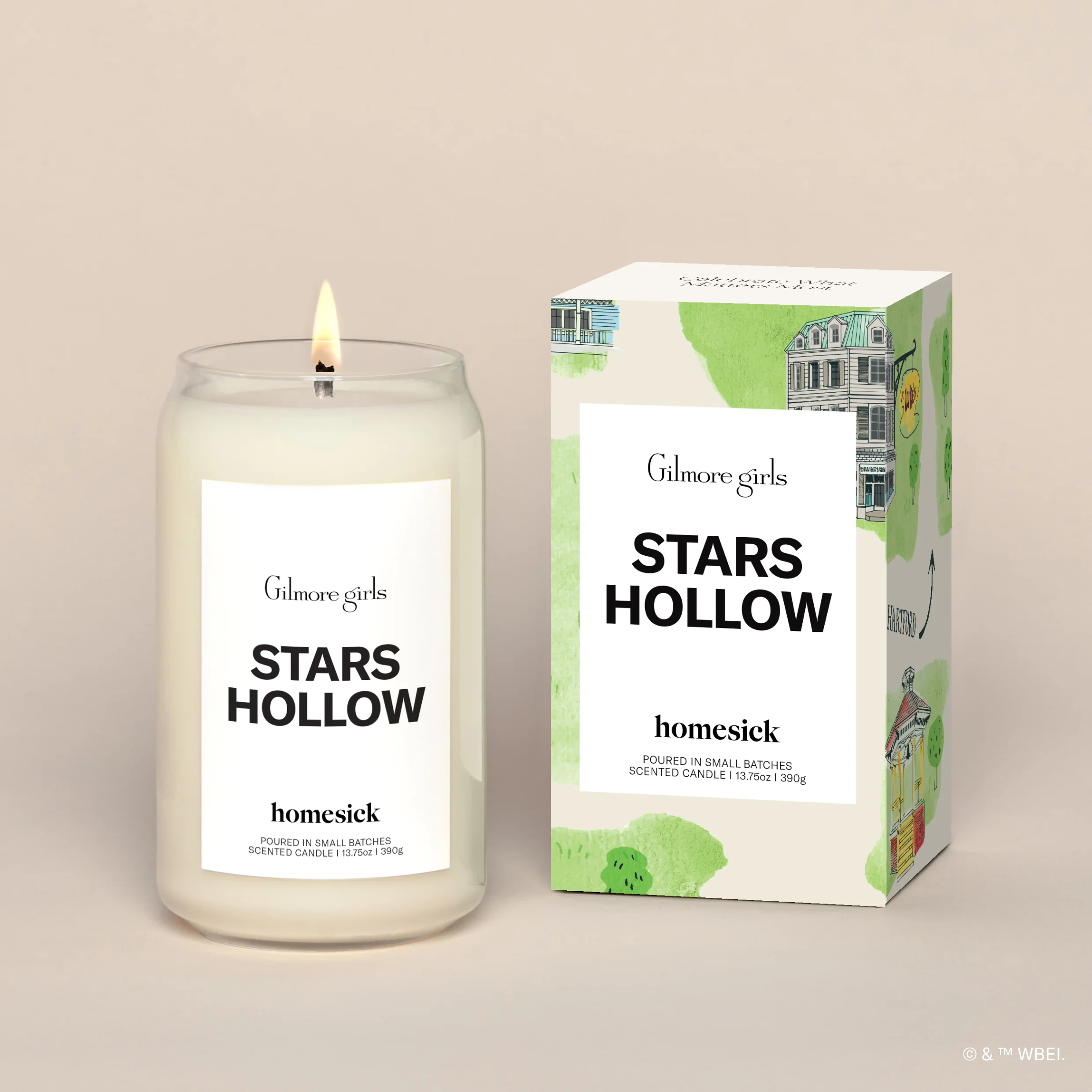 Gilmore Girls Stars Hollow Candle