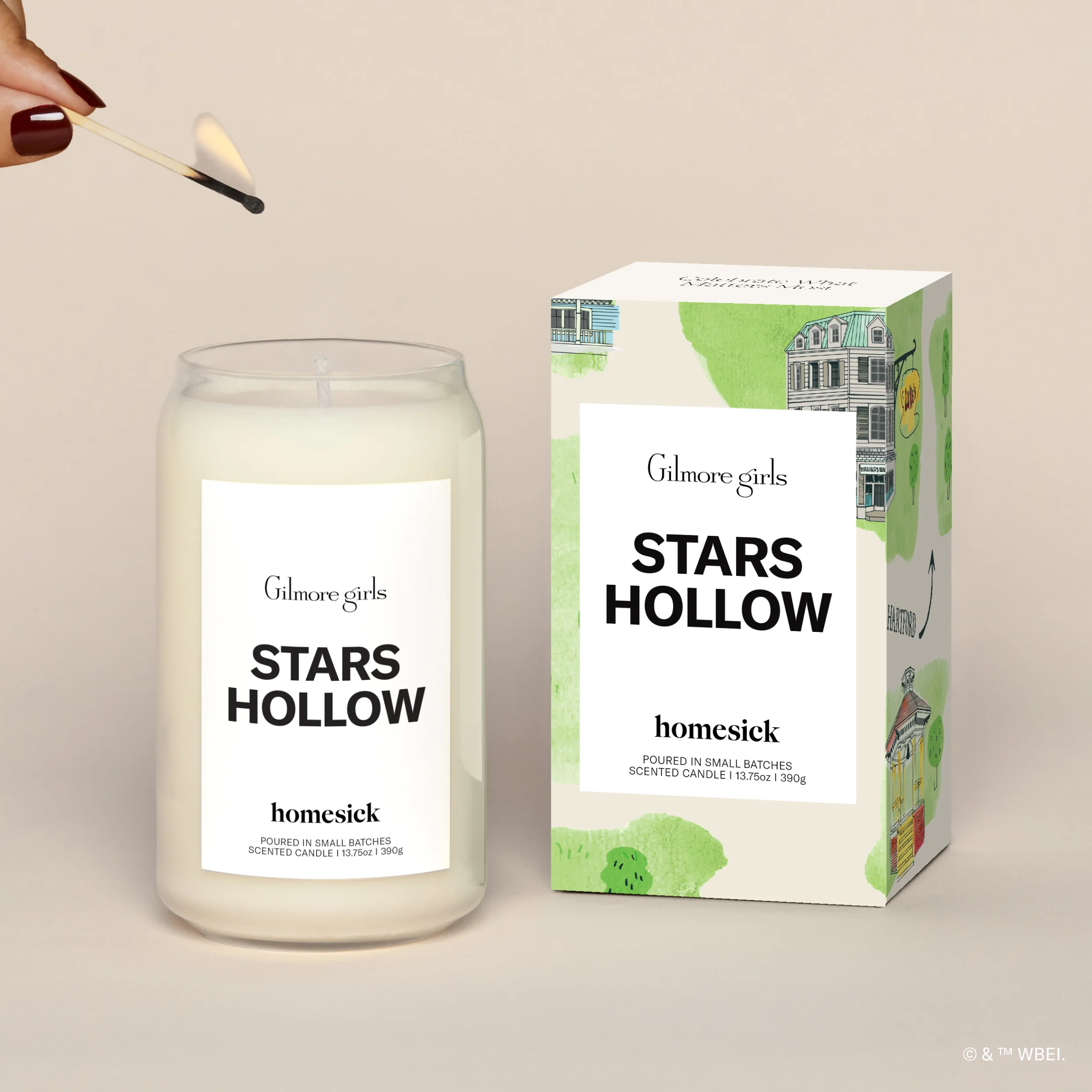 Gilmore Girls Stars Hollow Candle - Image 2