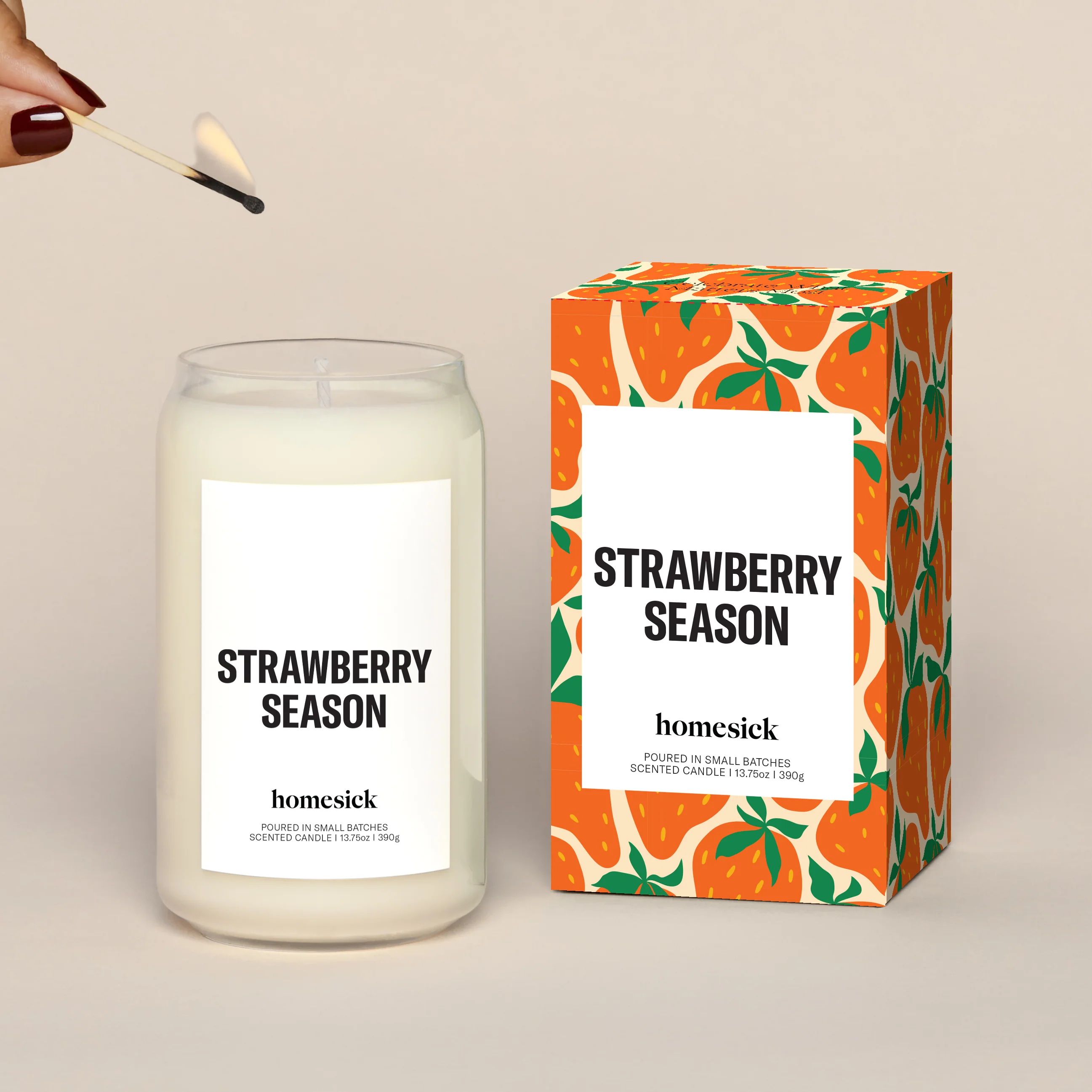 Strawberry Season Candle - Image 4