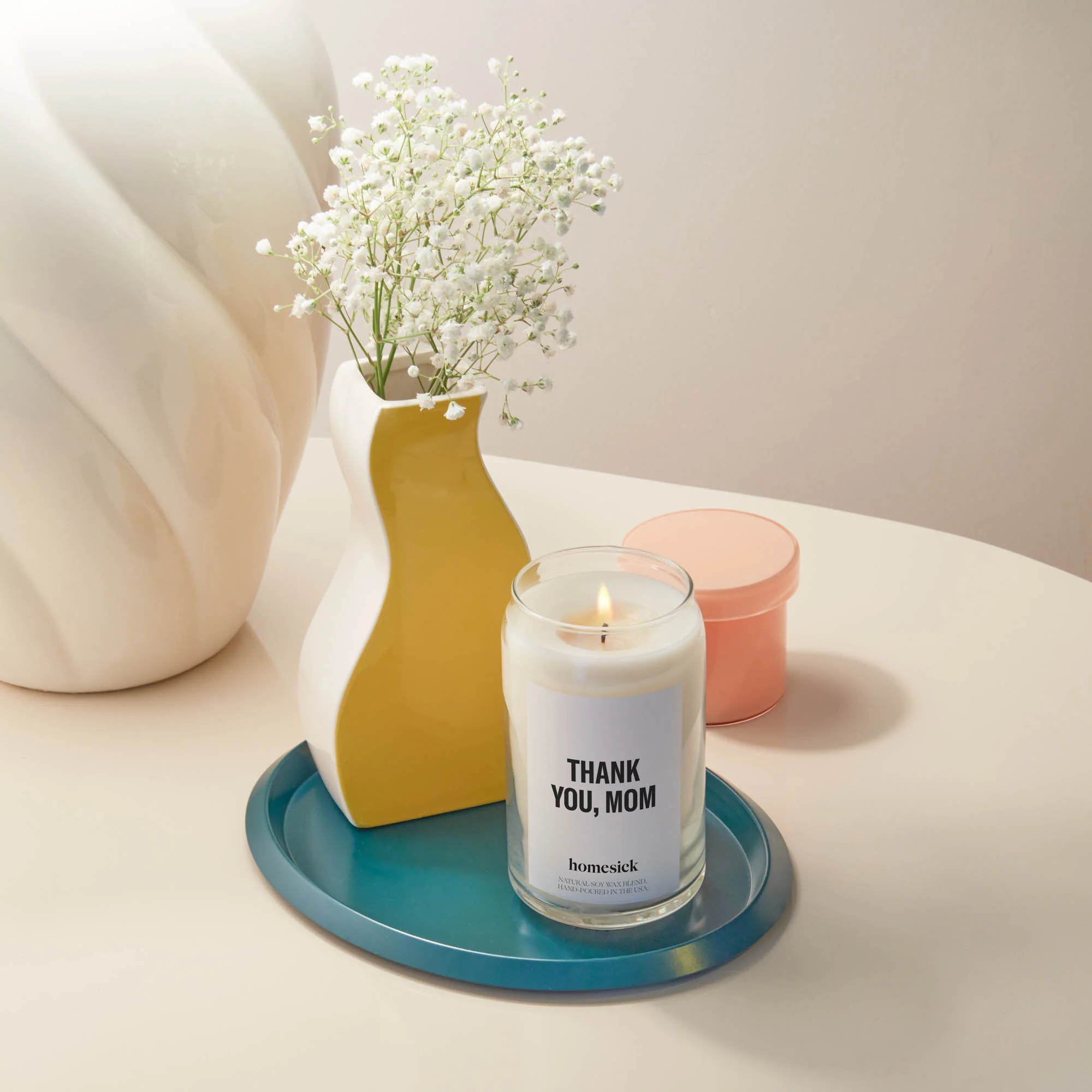 Thank You, Mom Candle - Image 2