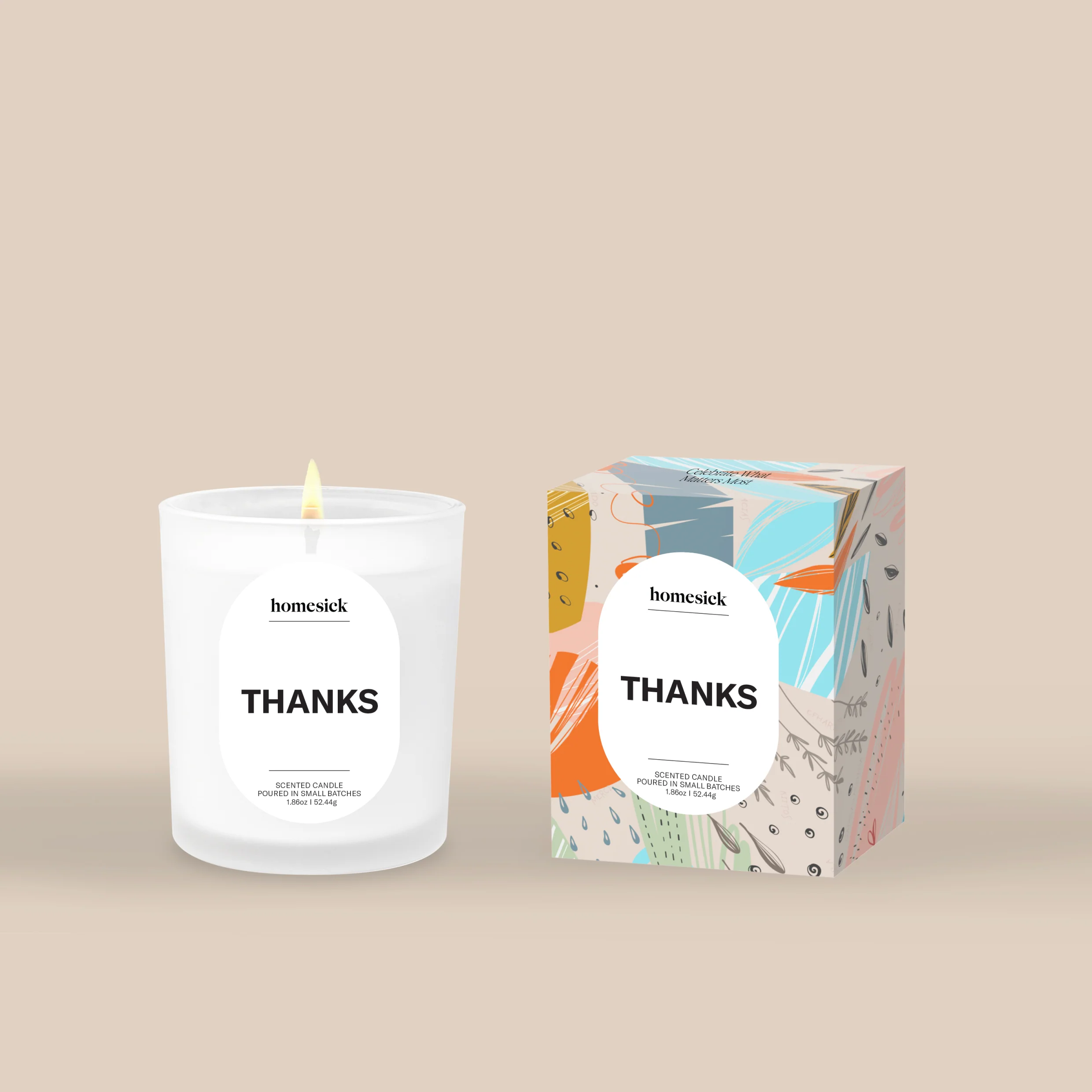 Thanks Mini Candle