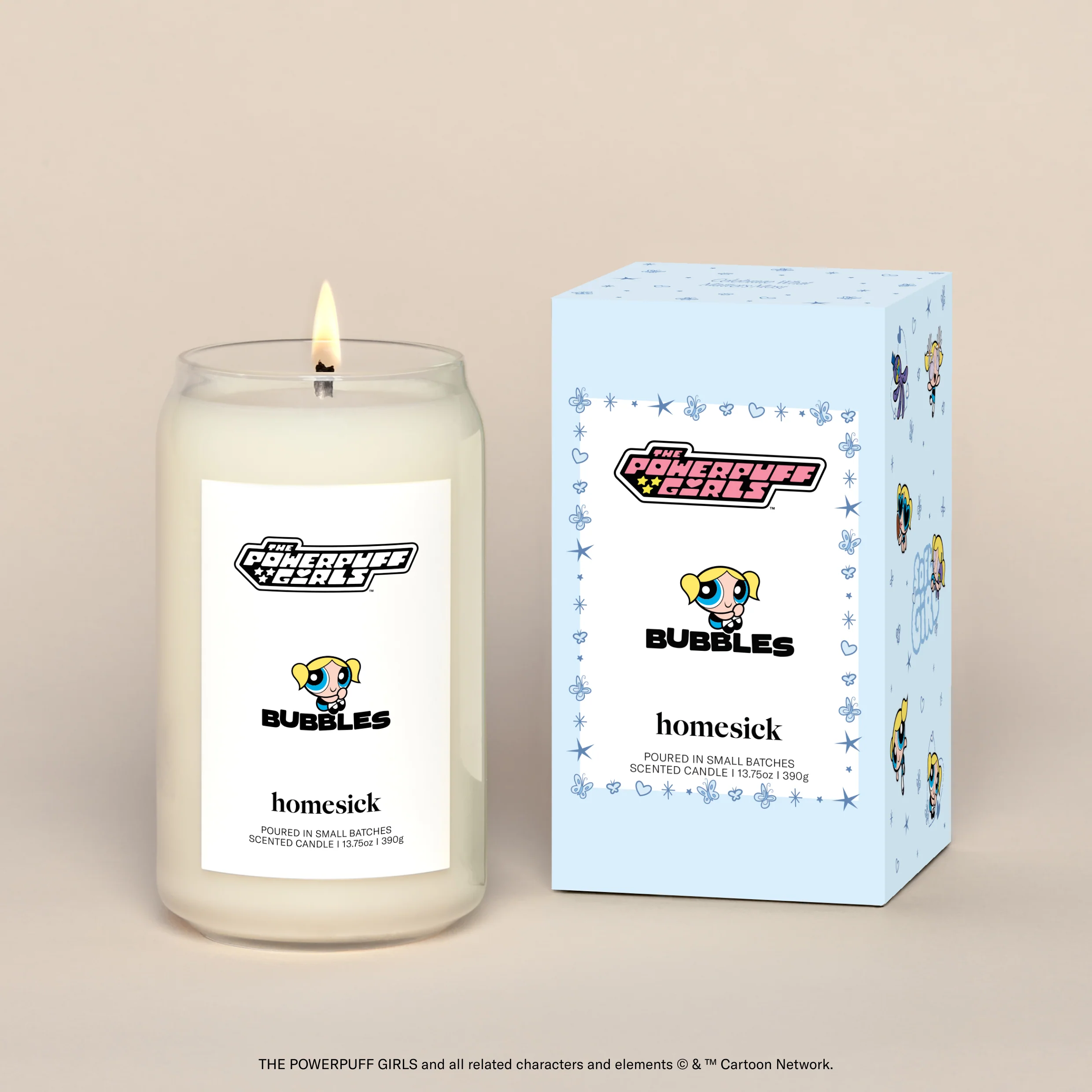 The Powerpuff Girls Bubbles Candle