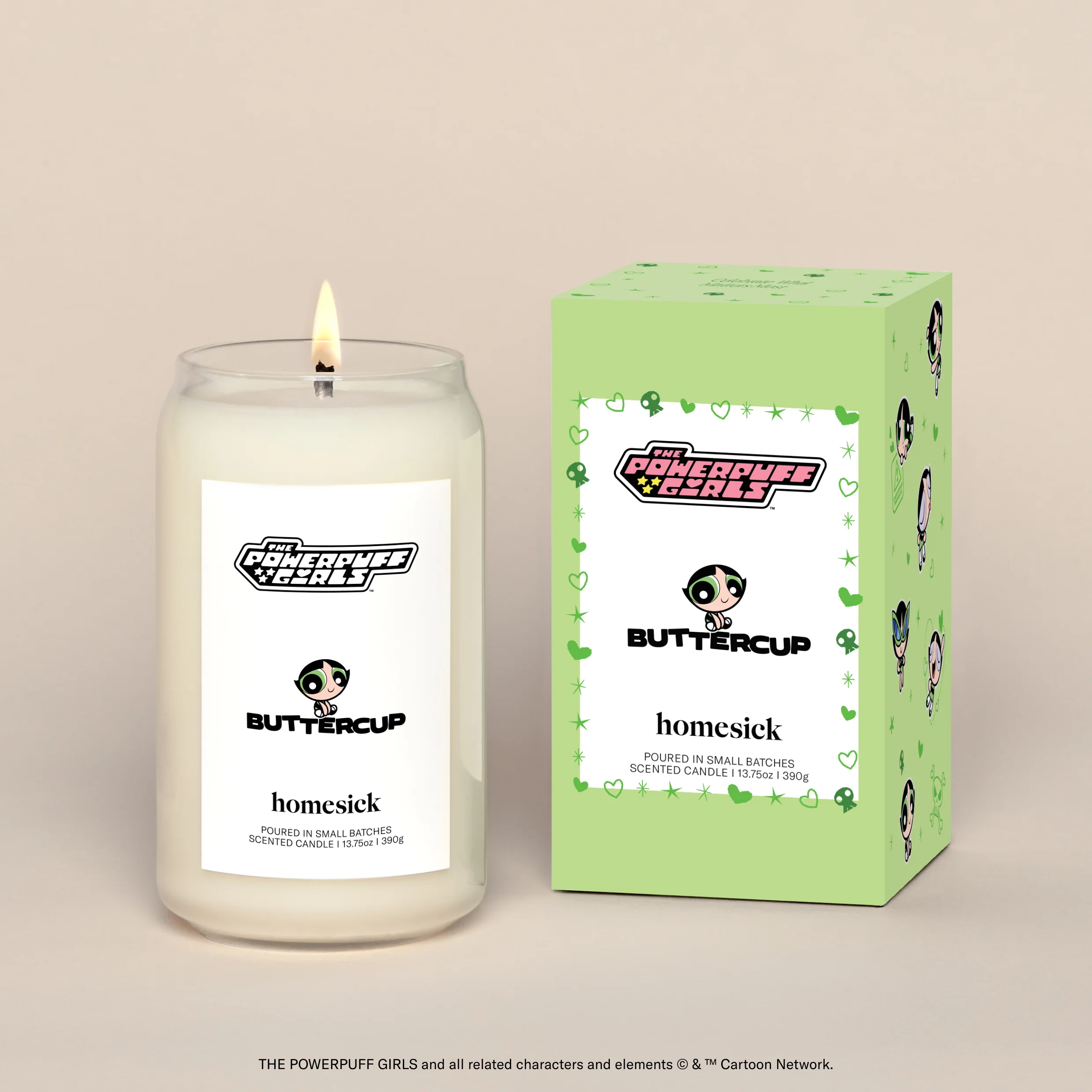 The Powerpuff Girls Buttercup Candle