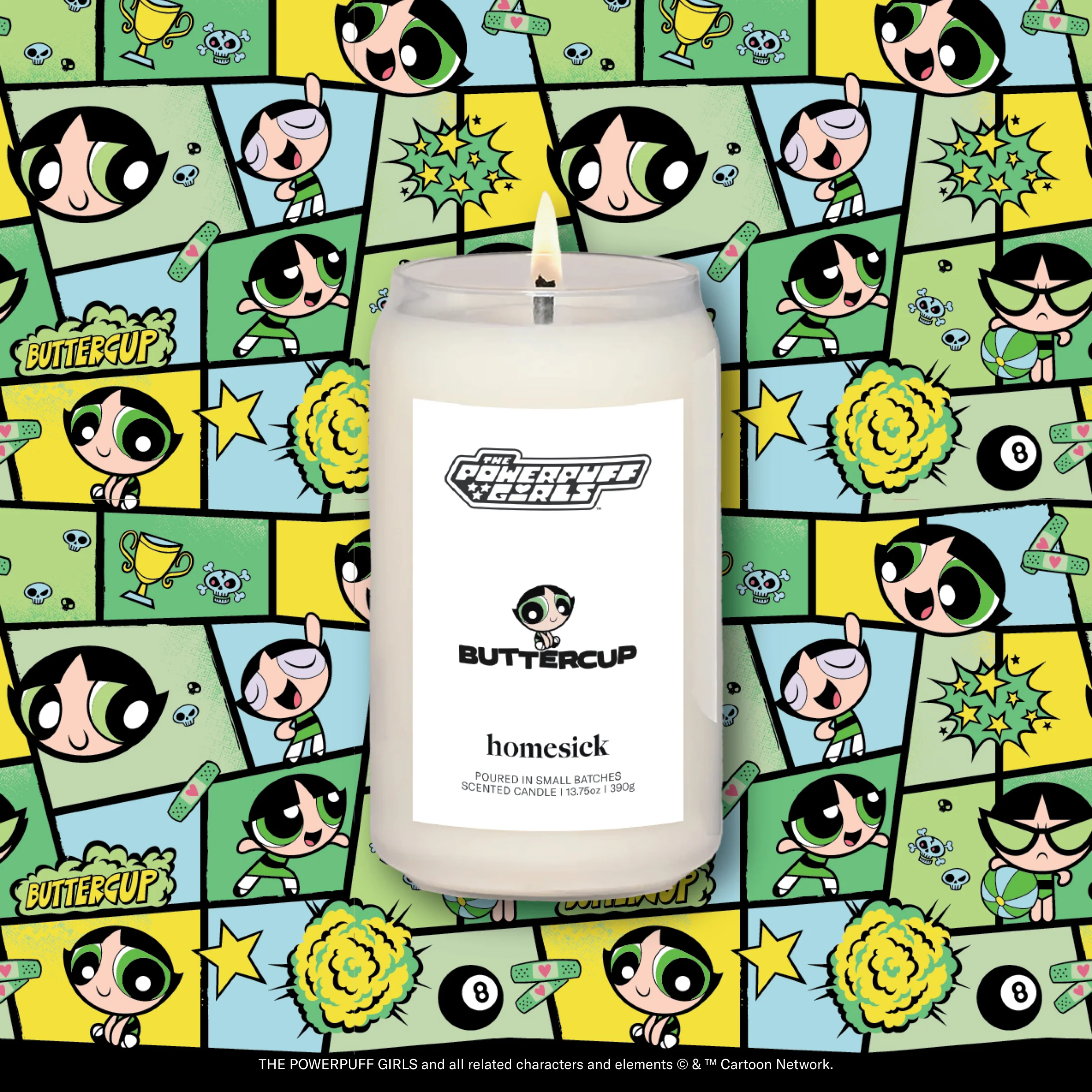 The Powerpuff Girls Buttercup Candle - Image 2
